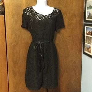 NWOT CALVIN KLEIN BLACK LACE DRESS